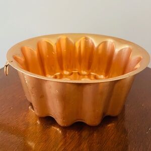 Vintage Copper Jello Mold, Vintage Copper wall decor, Jello mold